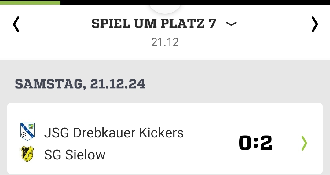 Spiel um Platz 7