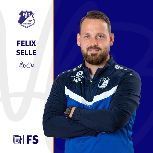 Felix Selle neuer Torwarttrainer