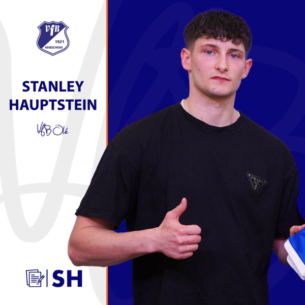 Herzlich willkommen, Stanley Hauptstein!