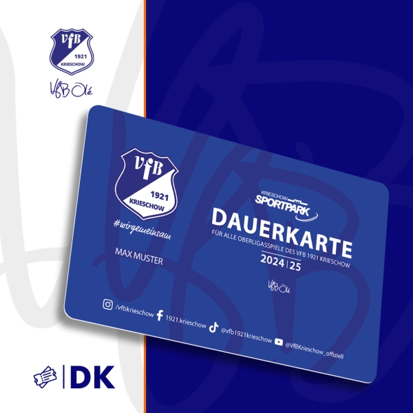 Dauerkarte Oberligasaison 2024/25